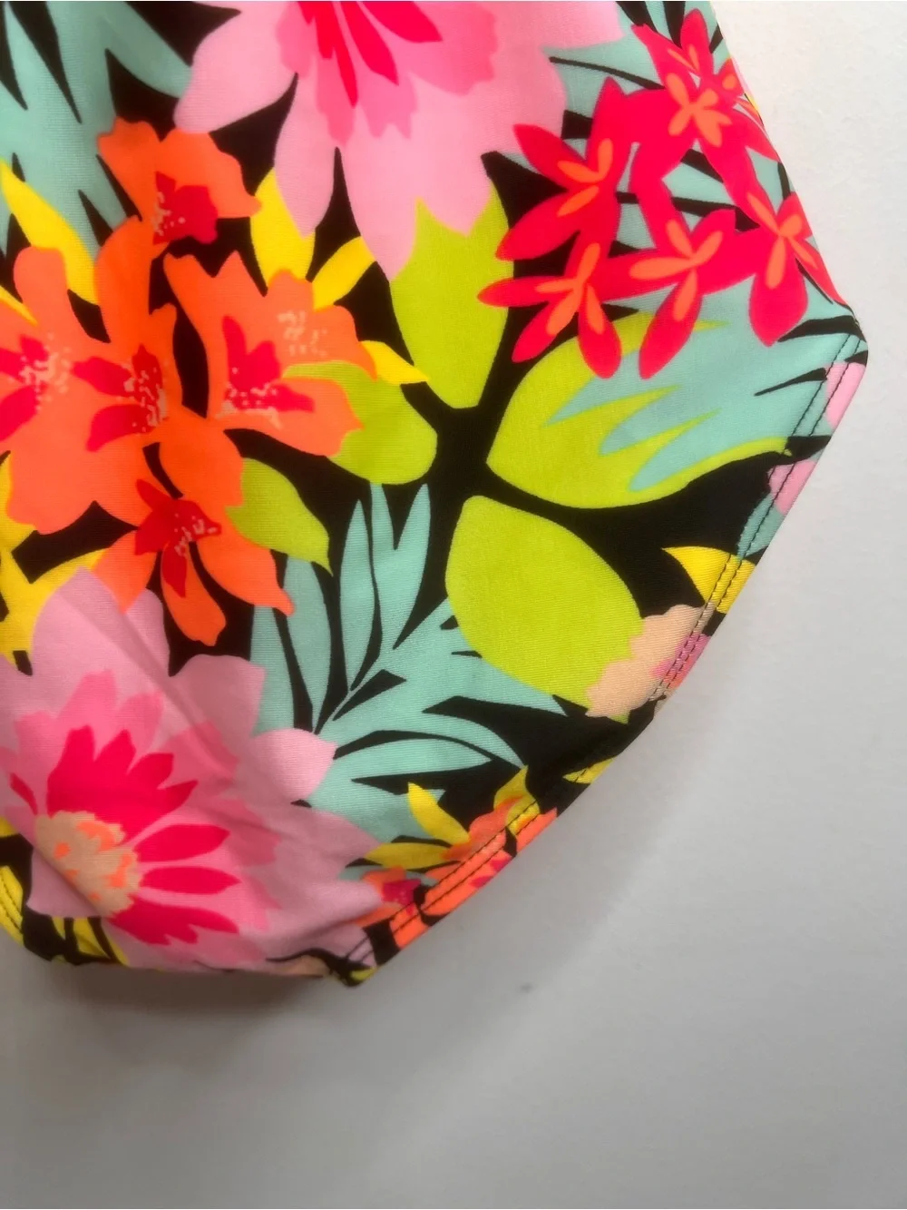 Art Class Girls Sunrise Blooms One Piece Swimsuit Size L | 10-12